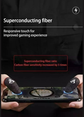 Киберспортивные сенсорные напальчники (носки) для игр на телефоне CoD 2 шт CHOICE (318453714)