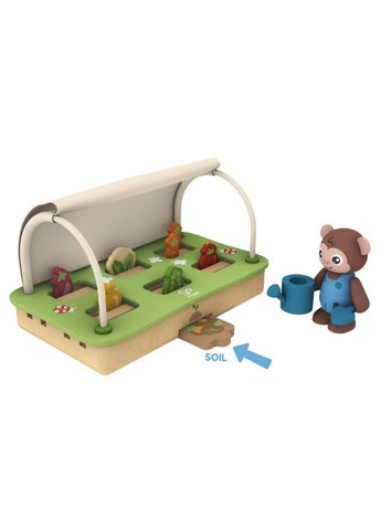 Дерев'яний розвиваючий набір Органічна теплиця E3416 для юних садівників Hape (317450529)