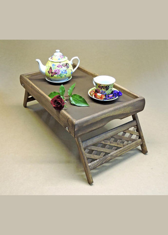 Столик-піднос для сніданку з дерева Юта капучино (СТП-001309) No Brand (327845380)