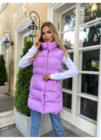 Подовжена жіноча демісезонна жилетка Fashion (362476025)