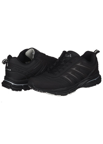 Черные демисезонные мужские кроссовки 884d Bona