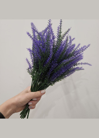 Лаванда фиолетовая цветок искусственный 1 ветка A.G. (313867311)