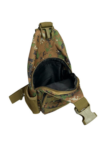 Тактична чоловіча нагрудна сумка з поліестру 0714-5 зелений-піксель 38 x 19 x 12 SWAT (369157468)