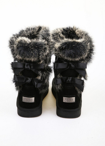 Черные зимние полусапоги ITTS