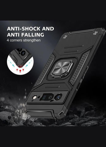 Противоударный чехол для Google Pixel 6 Pro магнит кольцо Viseaon (322211868)