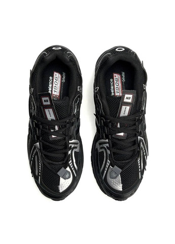 Чорні Осінні кросівки чоловічі new balance black silver No Brand 1906A