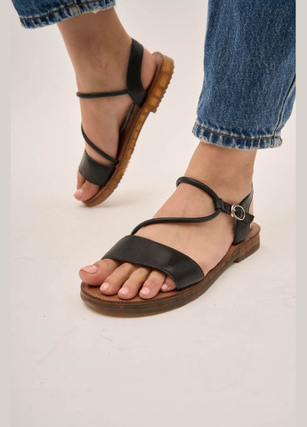 Черные босоножки 198970 Lonza