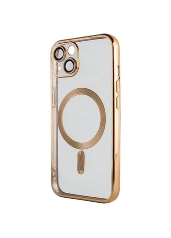 Чохол для Apple iPhone 15 Plus з MagSafe та захистом камери Gold No Brand (278078130)
