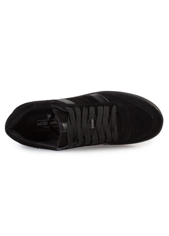 Черные демисезонные кроссовки мужские бренда 9200506_(1) ModaMilano
