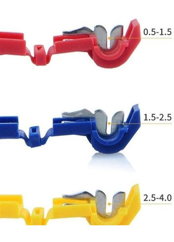 Набор клемм T-образных обжимных 0.5-4.0 мм PWR с изоляцией 480 шт (ЕК050768) No Brand (330778869)