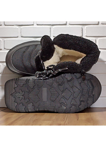 Зимові підліткові термо дутики на овчині термочеревики для дівчини на вовні для підлітка Biki (371956329)