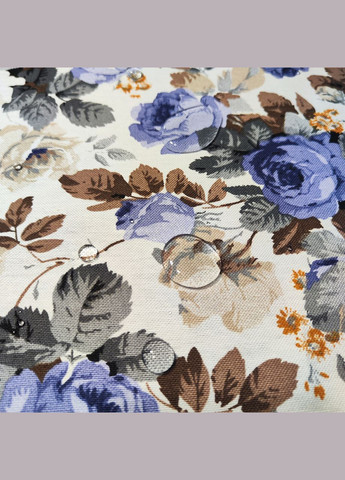 Сервировочный коврик (ланчмат) (набор из 2) водоотталкивающий с цветочным рисунком в белых и голубых тонах Maystat (305390773)