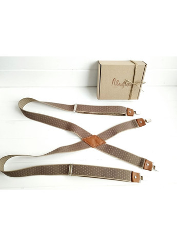 Підтяжки бежеві х-подібні Major Style (357206584)