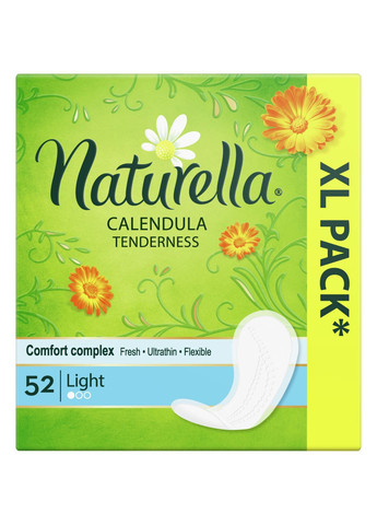 Щоденні прокладки (8001090603845) Naturella calendula tenderness light 52 шт. (268143572)
