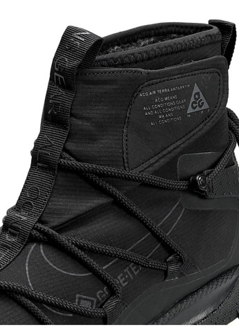 Черные зимние кроссовки мужские зимние nike No Brand ACG Air Terra Antarktik Fur All Black