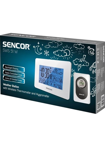 Метеостанція SWS51W White [134747] Sencor (399257027)