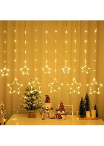 Гірлянда-штора Зірки LED освітлення 2x1 м (23457487601_299) XPRO (392923310)