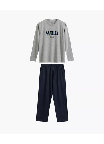 Чоловіча бавовняна піжама Atlantic (363838949)