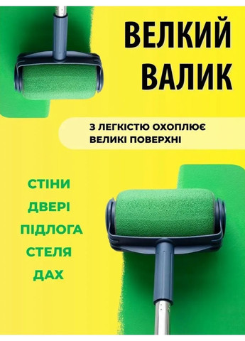 Набір малярний для фарбування PAINT ROLLER MA 037 з резервуаром для фарби, телескопічним тримачем і лотком VTech (366670221)