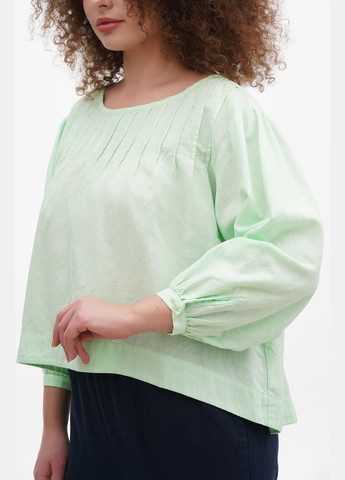 Светло-зелёная блуза мона, светло-зеленый, р.50, код 9306/50/900 ГАЛЕРЕЯ ЛЬОНУ