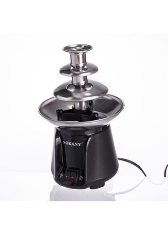 Шоколадный фонтан на 3 яруса фондю шоколадница шоколадная 60 Вт фонтанчик для вечеринки, свадьбы SK-07069 Yiwu (369446798)