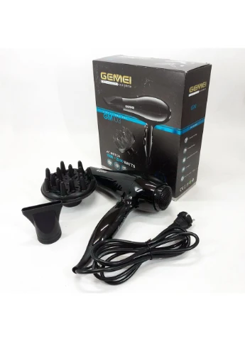 Фен для волосся з холодним режимом GM-103 2200 Вт, Фен з режимом регулювання температури ZN-32 Gemei (385436884)