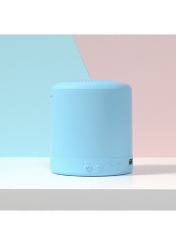 Портативная беспроводная колонка Wireless Bluetooth 3.0 Speaker для прослушивания музыки в голубом цвете China (366874658)