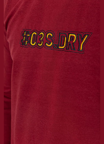 Світшот чоловічий з принтом, колір бордовий, Ager (288751710)