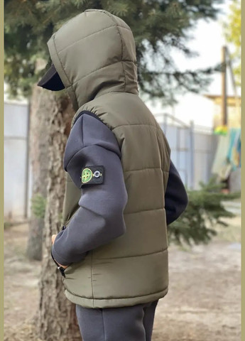 Дитячий демісезонний, підліткова на хлопчика жилетка тепла No Brand жилет (302899513)