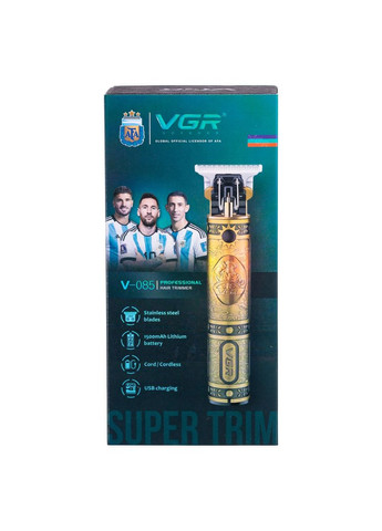 Тример для стрижки волосся та бороди з насадками акумуляторний для чоловіків та жінок машинка для стрижки ProDobro (364189789)