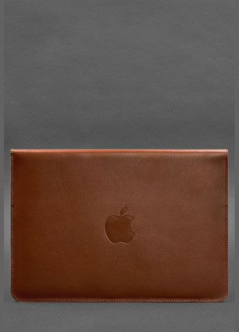 Шкіряний чохол-конверт на магнітах для MacBook Pro 16" Світло-коричневий (A-028894) BlankNote (329743034)