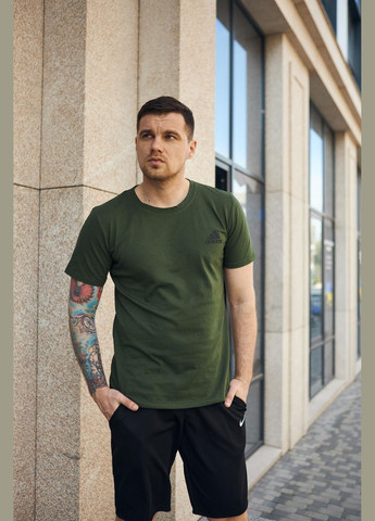 Хаки (оливковая) базовая футболка⚡️ Luna