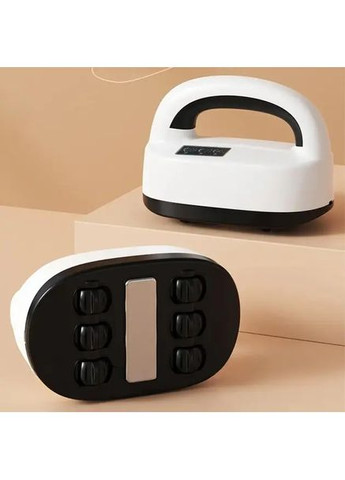 Аккумуляторный роликовый массажер с подогревом LKL-0128 беспроводной вибрационный для всего тела. HandyHeat (363833231)