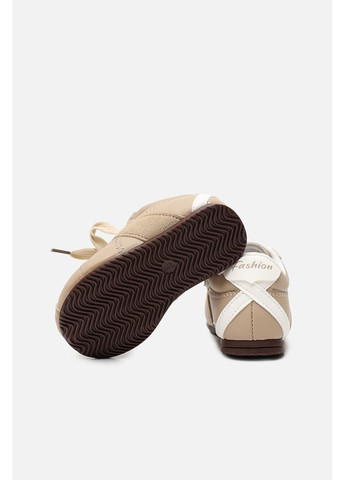 Бежевые кеды для девочки цвет бежевый цб-00277764 Yuki