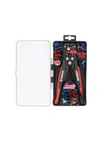 Съемник изоляции автоматический 200мм, с набором обжимных клемм, STORM HT-7024 Intertool (373394736)