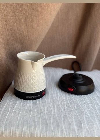 Турка електрична GMT-2108PA 500 мл 600 Вт Білий Grunhelm (330127176)