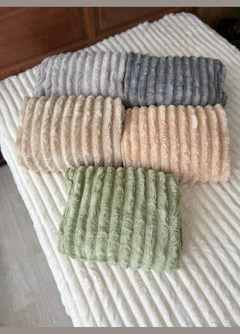 Теплый плед шарпей мягкий плюшевый Капучино (П4К-Mpled002-05) No Brand (306633087)