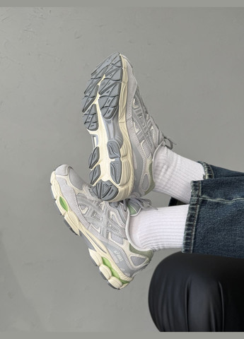 Сірі Осінні кросівки чоловічі і жіночі asics gel-nyc grey | асікс гель-нюк сірі No Brand