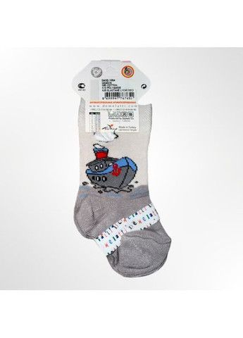 Сірі шкарпетки для хлопчика demelatti 3d сірі (1118) Melatti малюнки всесезон (361946257)