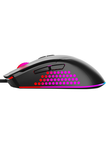 Мишка Azazinator Mouse 6400 RGB, ігрова, 6400dpi., 7кн.Huano, чорна Sandberg (314780221)
