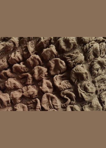 Чохол на кутовий диван з виступом (оттоманкою) CONCORDIA (ЖАТКА-КРІШ) Темно-коричнева Ліва Venera (268547641)