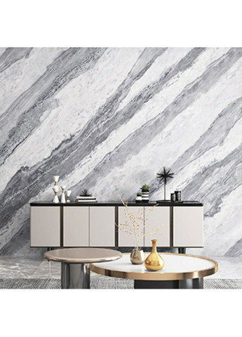 Самоклеюча вінілова плитка набір (6 рулонів) сірий мармур 3600х2800х2мм SW-00001447 Sticker Wall (317583471)