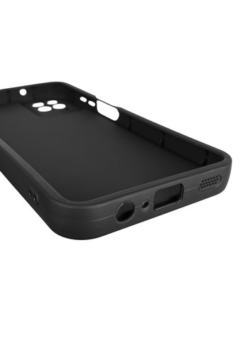 Чехол силиконовый Soft Touch для Galaxy M12 (SM-M127F) черный (Полная защита камеры) Samsung (366386578)