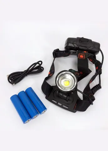 Ліхтар налобний X-Balong XQ-219-HP50 акумуляторний LED zoom з функцією Power Bank 3 режими роботи Bailong (364664905)