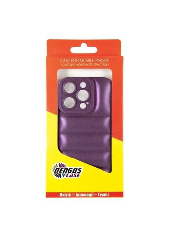 Чехол для мобильного телефона iPhone 15 Pro Case + Glass (Purple) (DG-KM-81) DENGOS iPhone 15 Pro Case + Glass (Purple) (357491121)