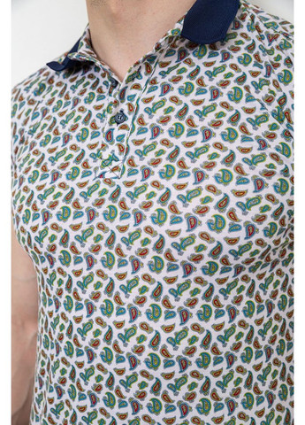 Цветная футболка-поло мужское с принтом, 214r7003 для мужчин Ager