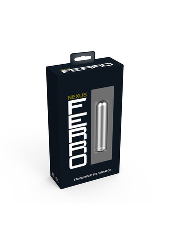 Металева матова вібропуля 2в1 Ferro Nexus (333332770)