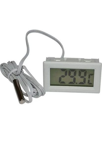 Термометр цифровий з виносним датчиком 1, білий (HT050794) Xiamen (333707644)