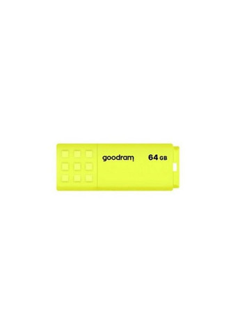 USB флеш накопичувач 64GB UME2 Yellow USB 2.0 (UME2-0640Y0R11) Goodram (382082654)