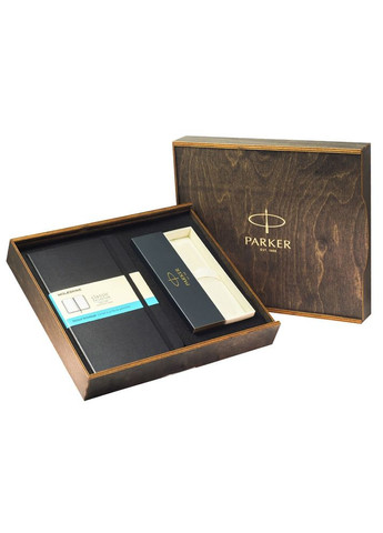 Подарочный набор: Ручка Jotter 15732 + блокнот Moleskine + подарочная коробка + подарочный пакет Parker (316469001)
